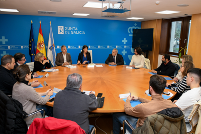 María Martínez Allegue reuniuse coa xestora da cooperativa e con socios