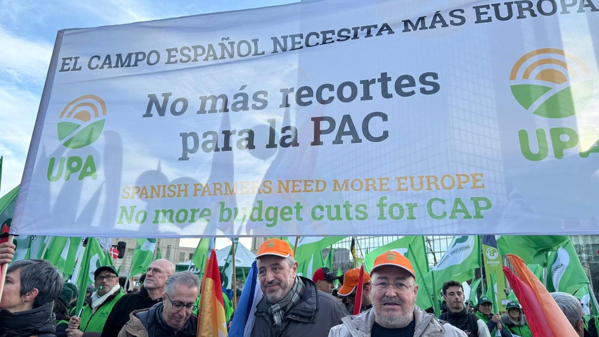 Membros de Unións Agrarias participaron na mobilización