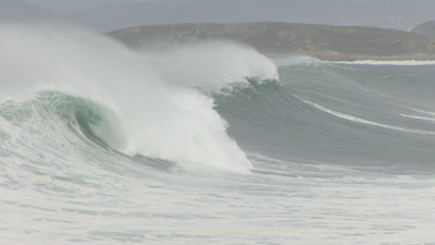 En directo, cámara da CSAG en Muxía