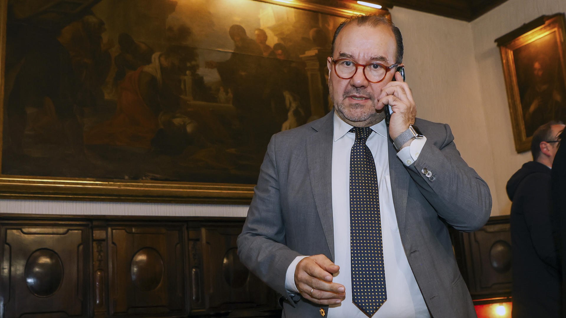 O reitor da USC, Antonio López (Efe-Xoán Rey)