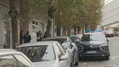 Exterior do edificio no que se produciu a agresión dun dos convivintes a unha das rapazas coas que compartía piso