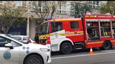 Exterior do edificio no que se produciu a agresión dun dos convivintes a unha das rapazas coas que compartía piso