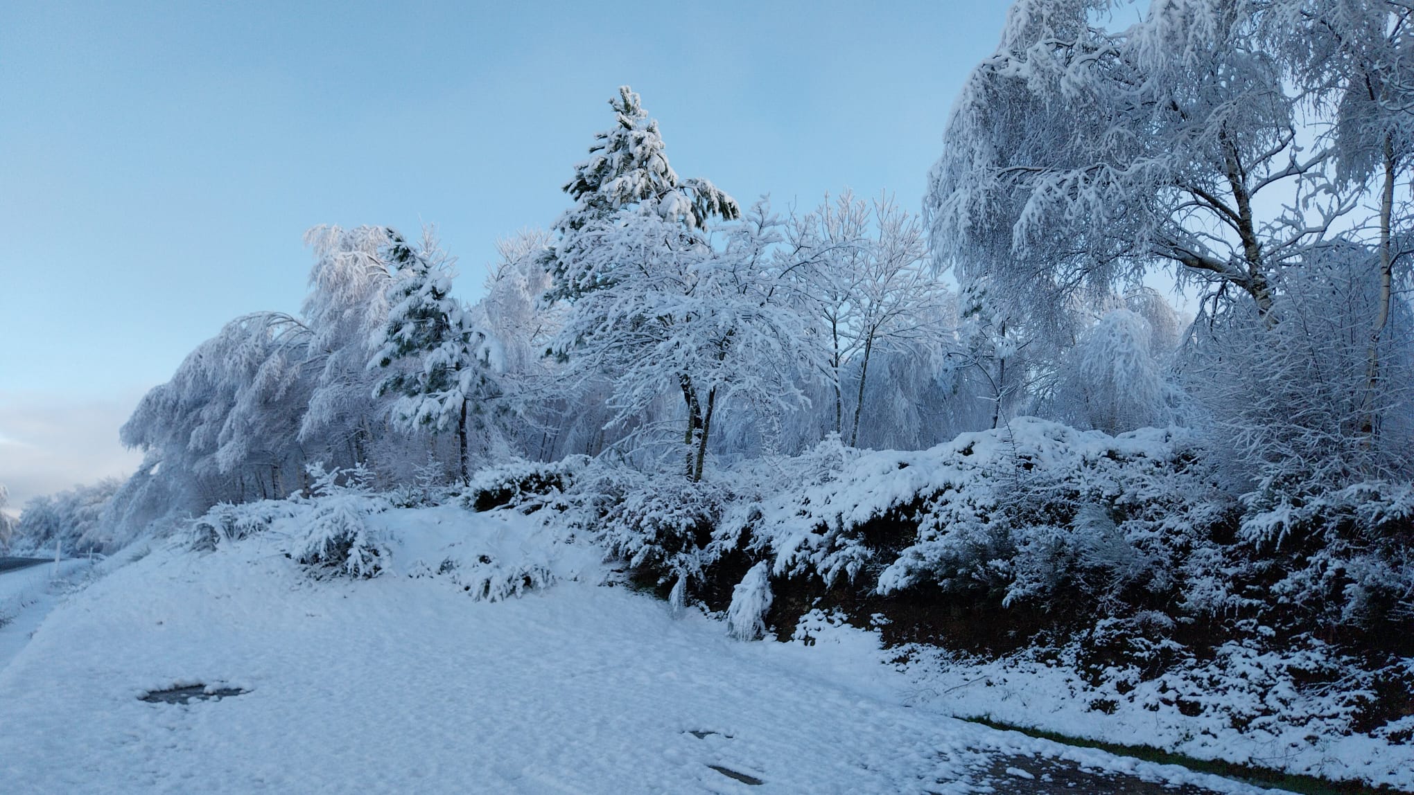 Poden acumularse máis de cinco centímetros de neve nalgúns puntos