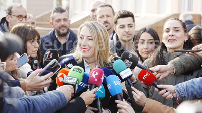 María Guardiola votou en Cáceres. Carlos Criado/Europa Press