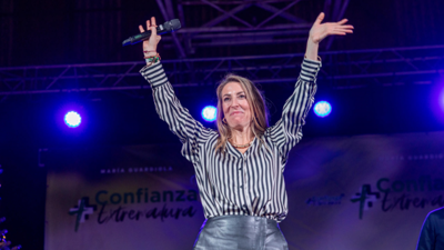 María Guardiola votou en Cáceres. Carlos Criado/Europa Press