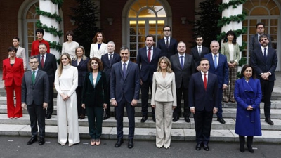 Composición actual do Consello de ministros (EFE/Chema Moya)