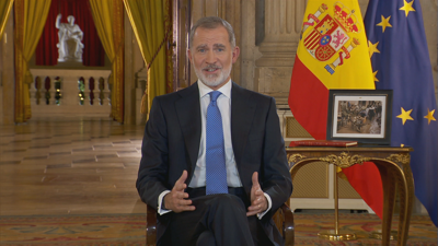 O rei volveu elixir o Palacio Real para a tradicional mensaxe de Nadal