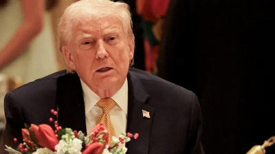 Donald Trump, a noite pasada en Palm Beach (REUTERS/Jessica Koscielniak)