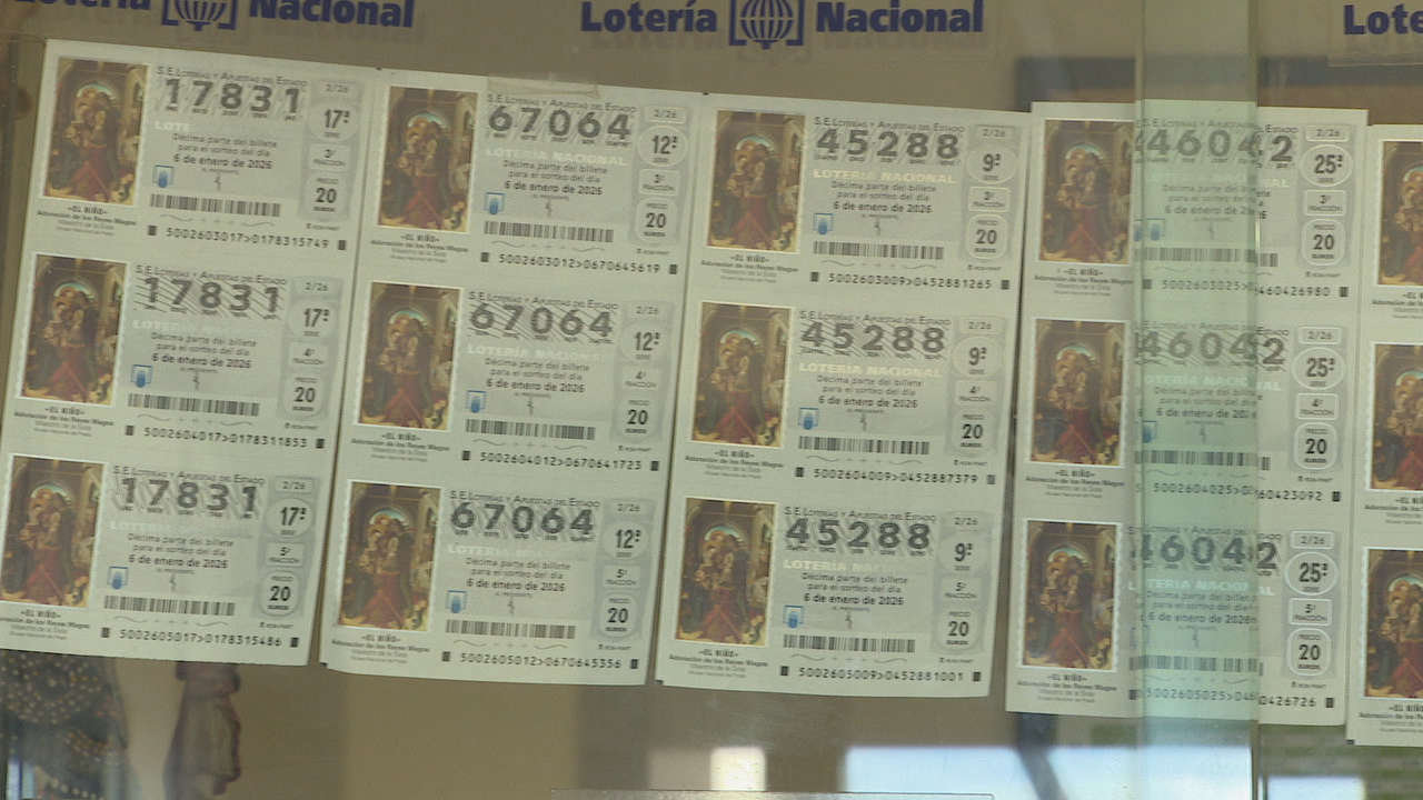 Imaxe de décimos de lotería