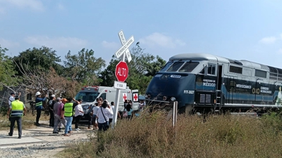 Imaxe do Interoceánico que descarrilou en Oxaca,México (  Europa Press / Tong Lian)
