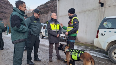 Mapa do lugar onde caeu o alude, nas inmediacións do Balneario de Panticosa (EUROPAPRESS)