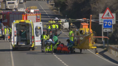 O ferido de gravidade foi evacuado ao hospital en helicóptero