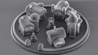 EFE/Cedidas por Adrián Seijas, artífice da aldea e traballador do MERLN Institute