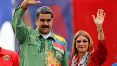 Nicolas Maduro e a súa muller Cilia Flores nunha imaxe de arquivo. Reuters