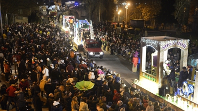 Imaxe de arquivo da cabalgata de Reis en Ourense.  Rosa Veiga / Europa Press