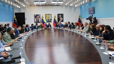 . Delcy Rodriguez via Instagram/Handout via REUTERS