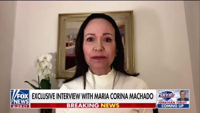 María Corina Machado, nunha entrevista concedida á canle estadounidense CBS (Reuters)