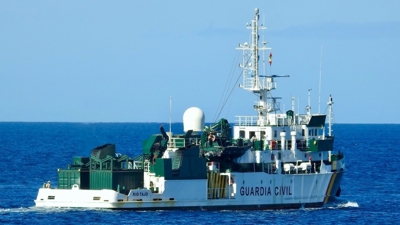 Imaxe de arquivo da patrulleira 'Río Tajo' da Garda Civil