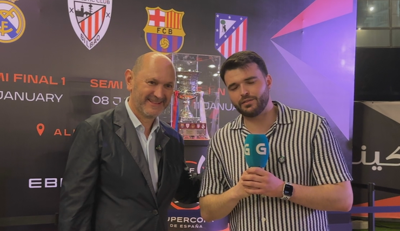 O presidente da RFEF atendeu en Yedah a noso enviado especial, Cristian Romero