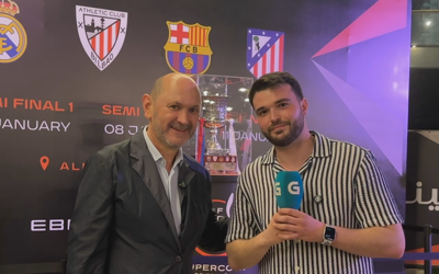 O presidente da RFEF atendeu en Yedah a noso enviado especial, Cristian Romero