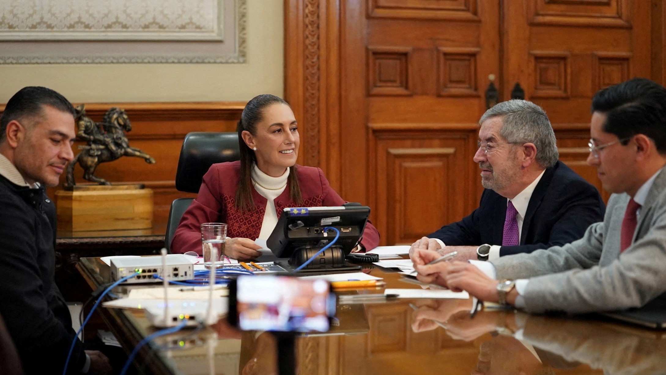 (Presidencia de México vía Reuters)