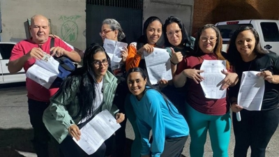 Mulleres excarceradas da prisión La Crisálida, en Caracas (ONG Foro Penal)