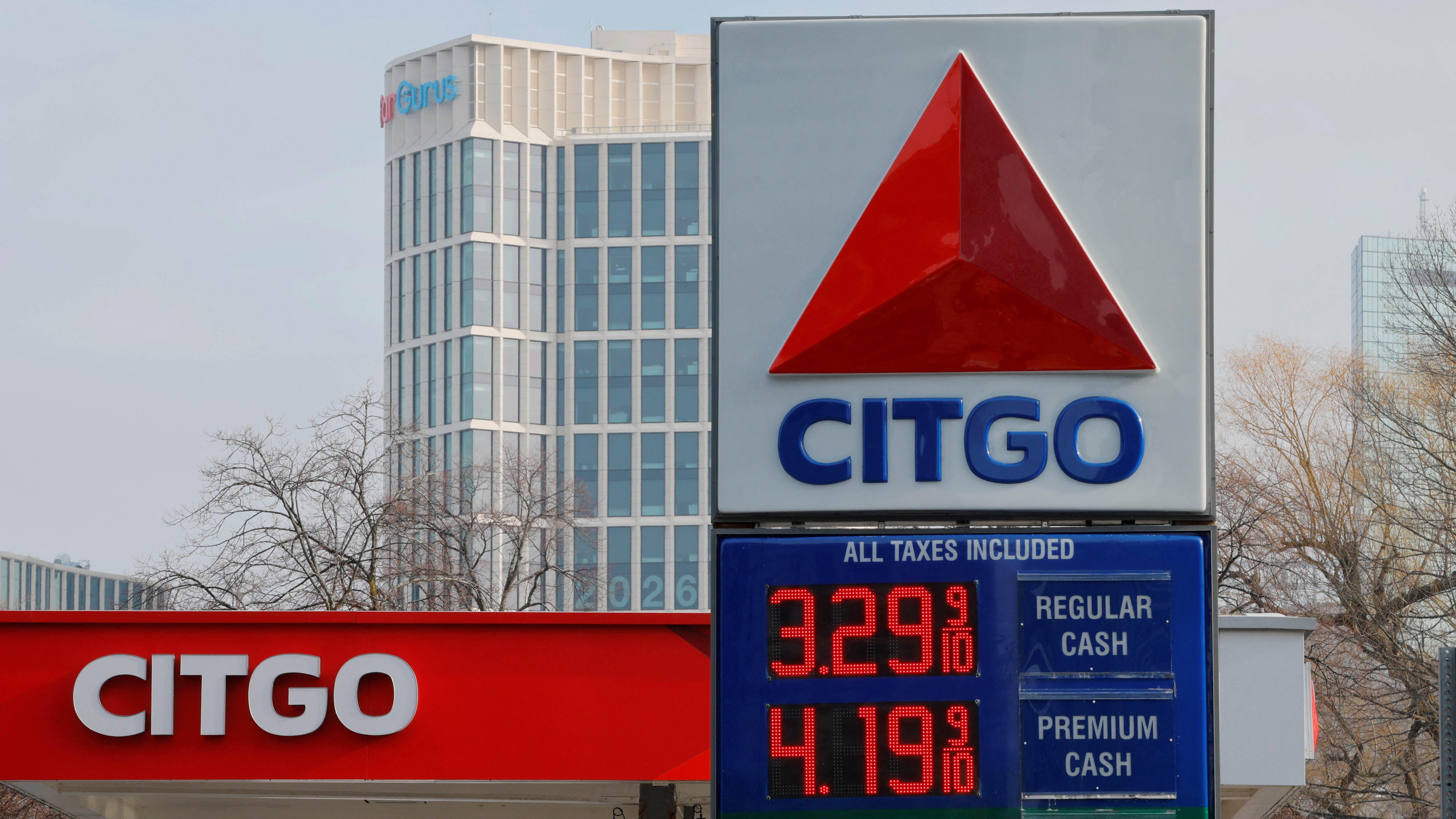 Unha estación de Citgo en Boston. REUTERS/Brian Snyder