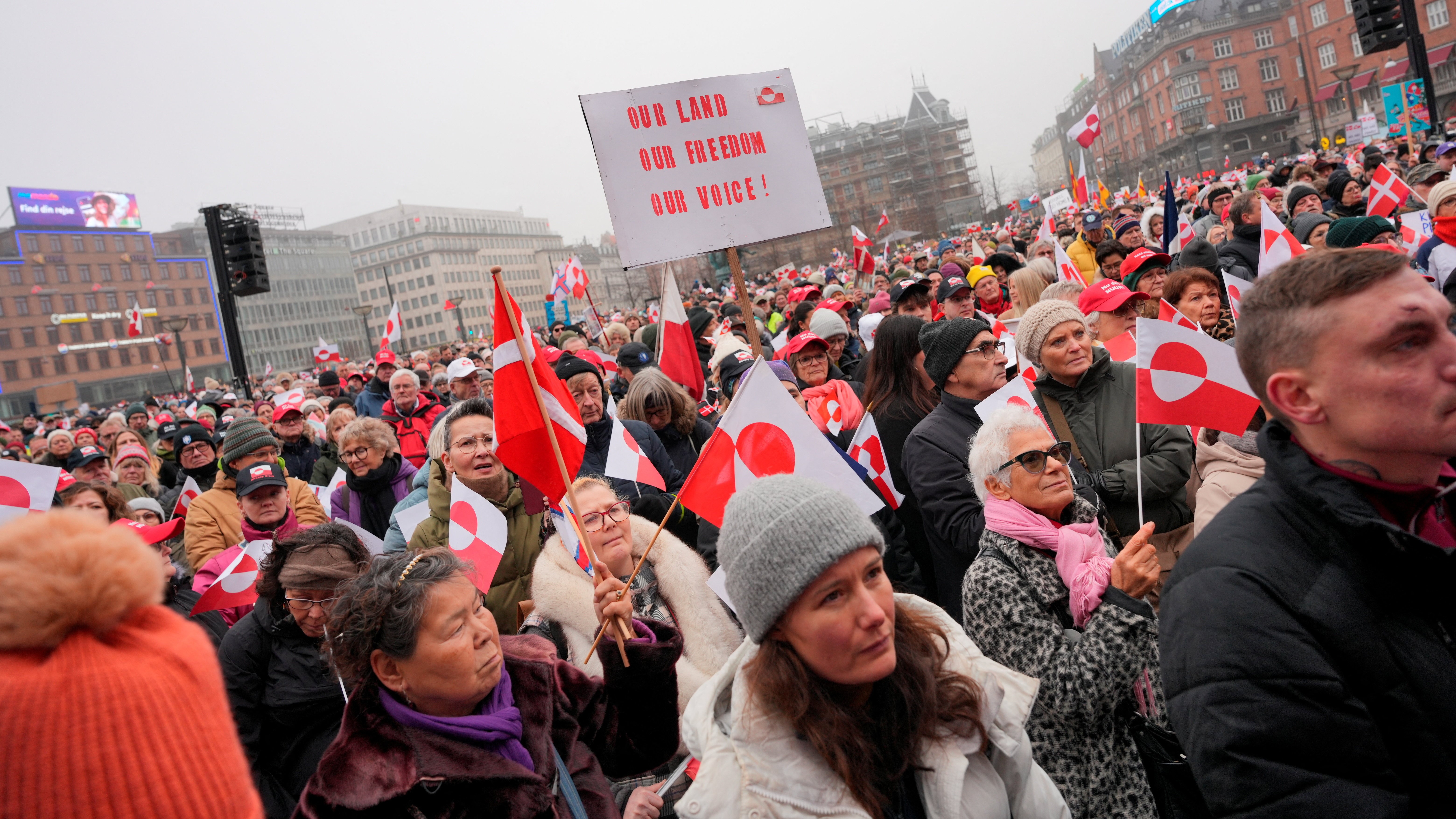 Protestas en Dinamarca (Ritzau Scanpix/Emil Helms/via REUTERS)