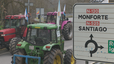 Tractores na N-120 este sábado