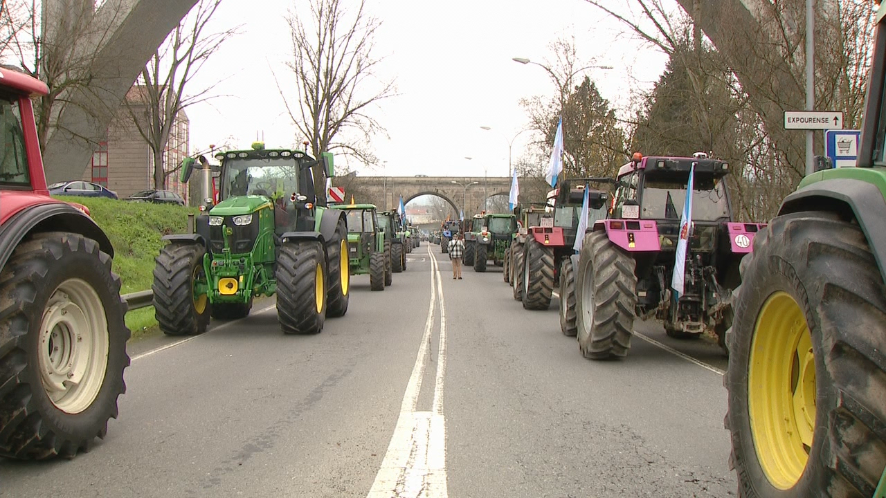 Tractores na N-120 este sábado