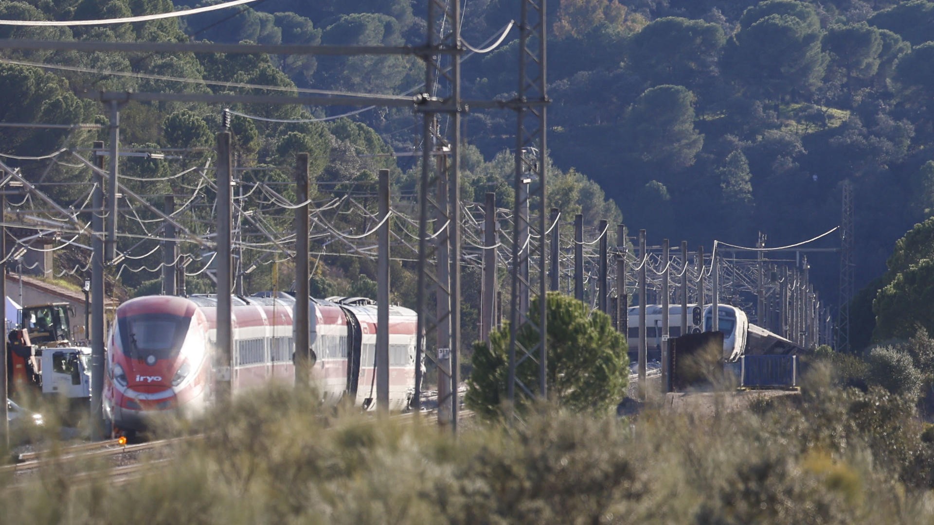 Lugar do sinistro, cerca de Adamuz (EFE/Jorge Zapata)