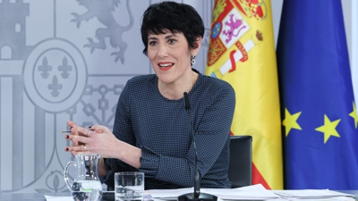 A ministra portavoz, Elma Sáiz (Arquivo Europa Press)