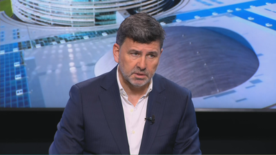 O eurodeputado socialista, Nicolás González, este xoves nunha entrevista no 'Bos días'