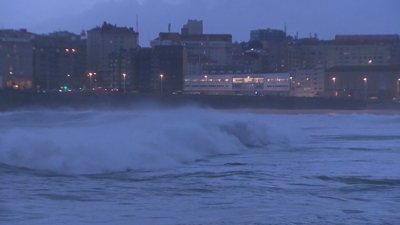 O temporal déixase sentir con forza desde primeira hora en todo o litoral galego