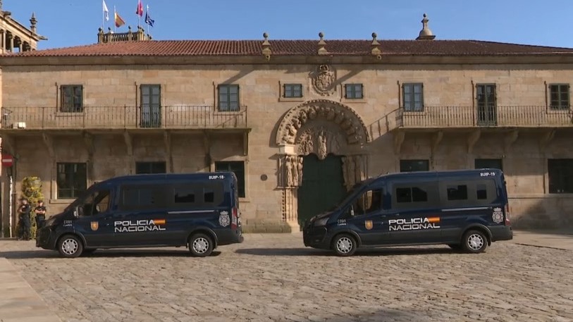 Imaxe de arquivo do reitorado da USC