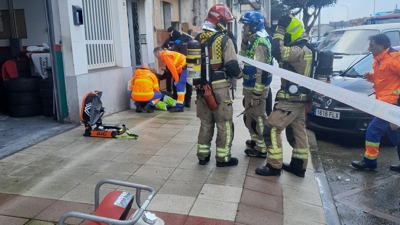 Imaxe cedida polos Bombeiros de Narón