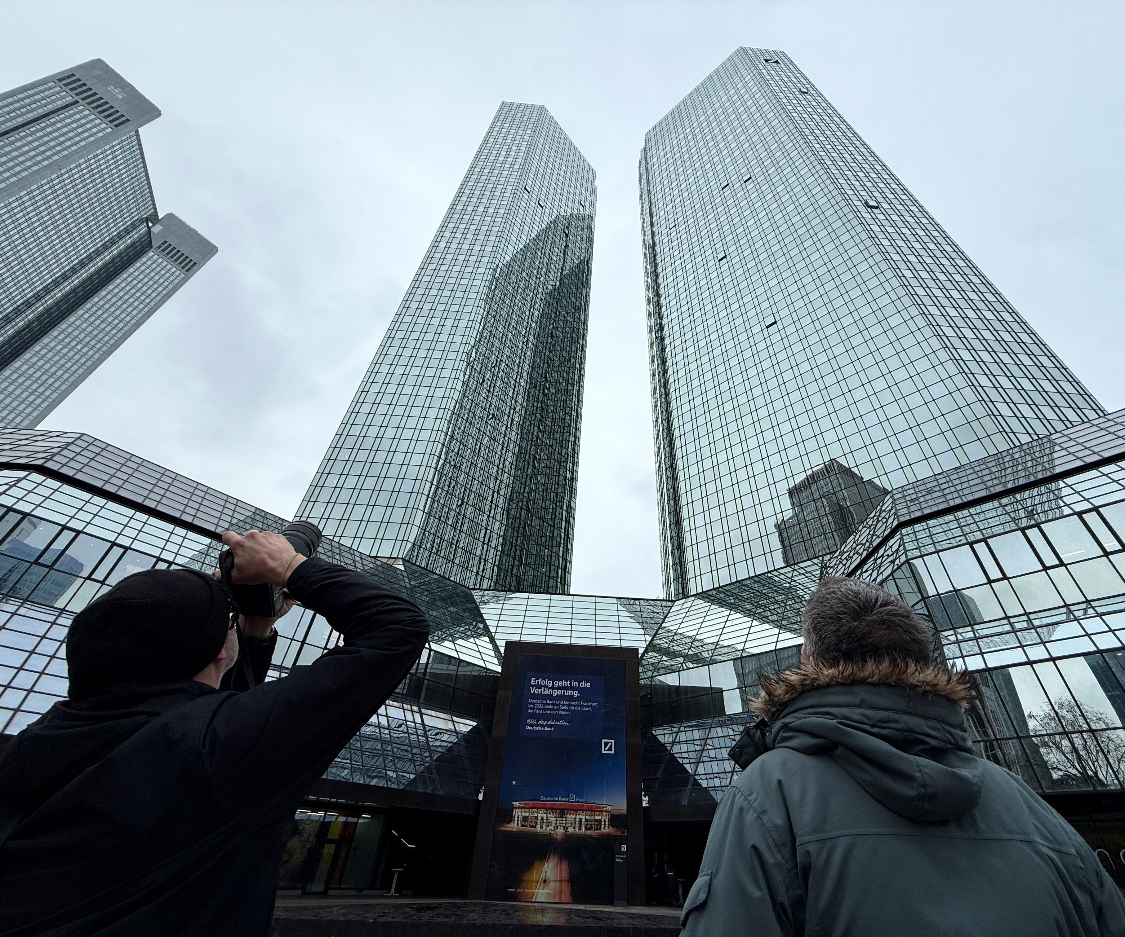 As oficinas de Frankfurt son unhas das que rexistraron. Reuters.