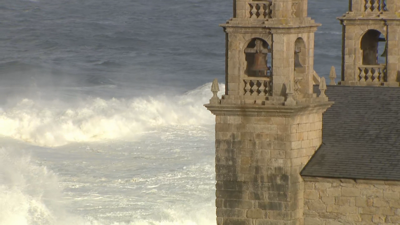 As ondas poden superar os oito metros