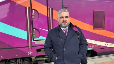 Luis Crespo, secretario do Sindicato de Maquinistas Ferroviarios