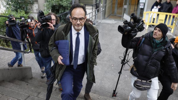 Hernando, este luns nos xulgados de Madrid (EFE/Mariscal)