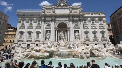 Vista da Fontana di Trevi  (Marijan Murat / EuropaPress)