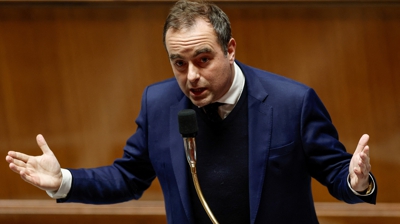 Sebastien Lecornu, durante a súa intervención (REUTERS/Benoit Tessier)