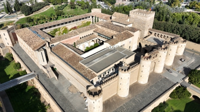 Palacio de Aljafería, sede das Cortes de Aragón