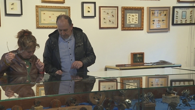 Interior do espazo museístico, ao que se accede pola oficina de turismo