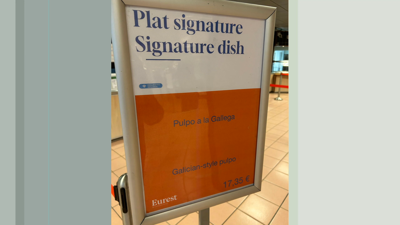 Ofertan polbo a feira cando realmente son aneis de luras