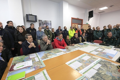 O presidente do Goberno visitou o Campo de Xibraltar. EFE/A. Carrasco