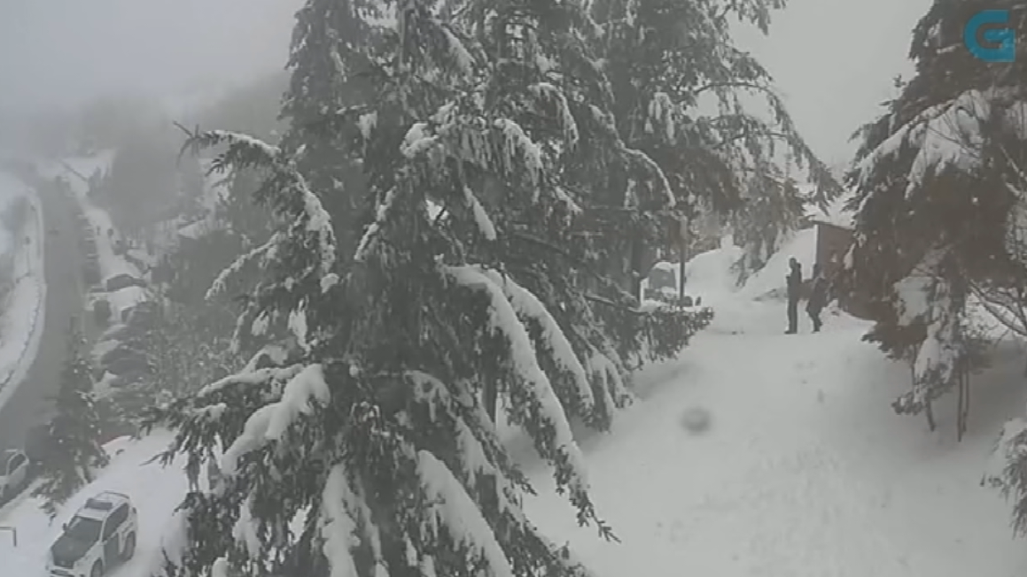 Neve no Cebreiro este domingo