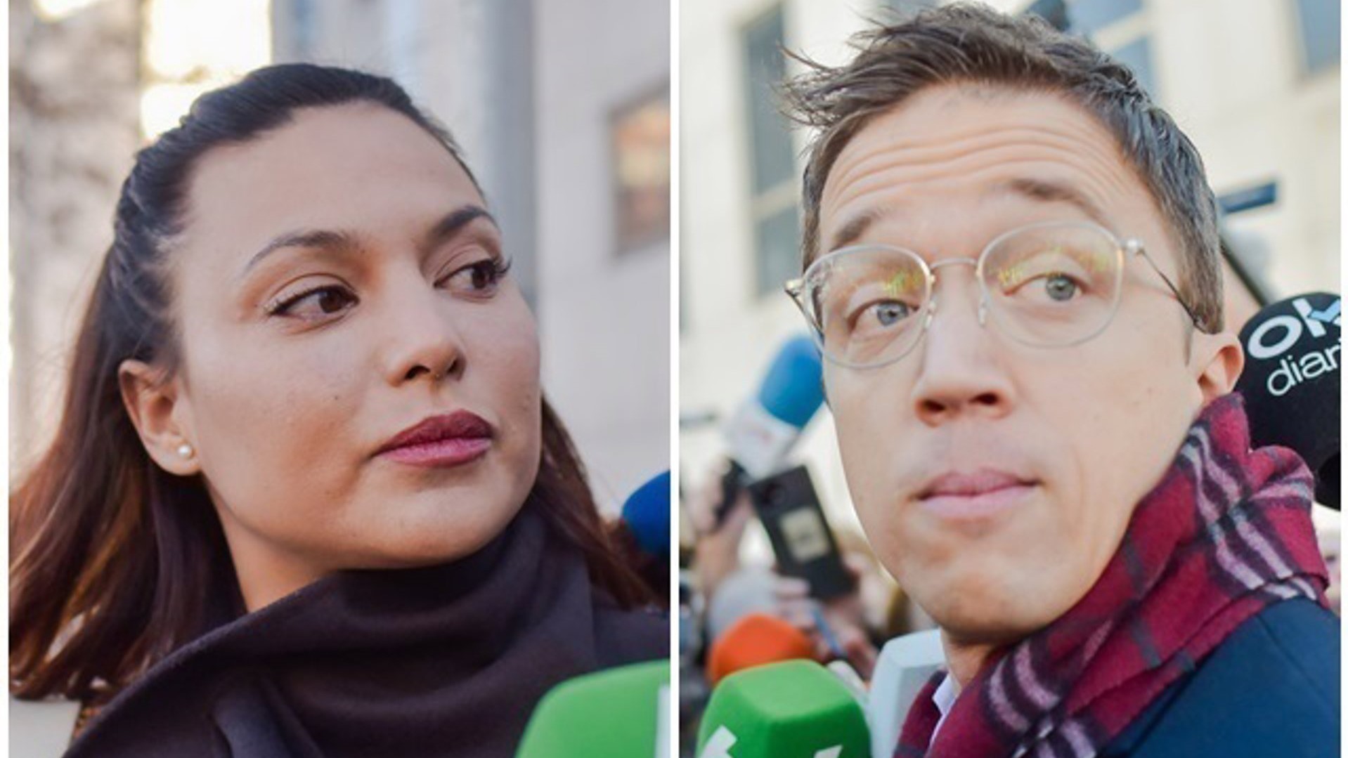 Elisa Mouliaá e Íñigo Errejón (Europa Press)