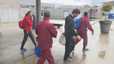 Mariñeiros rescatados este luns tralo naufraxio do seu pesqueiro (TVG)