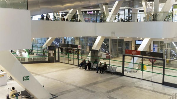Vista do interior da estación de tren Vigo Urzáiz, este martes (EFE/Salvador Sas)